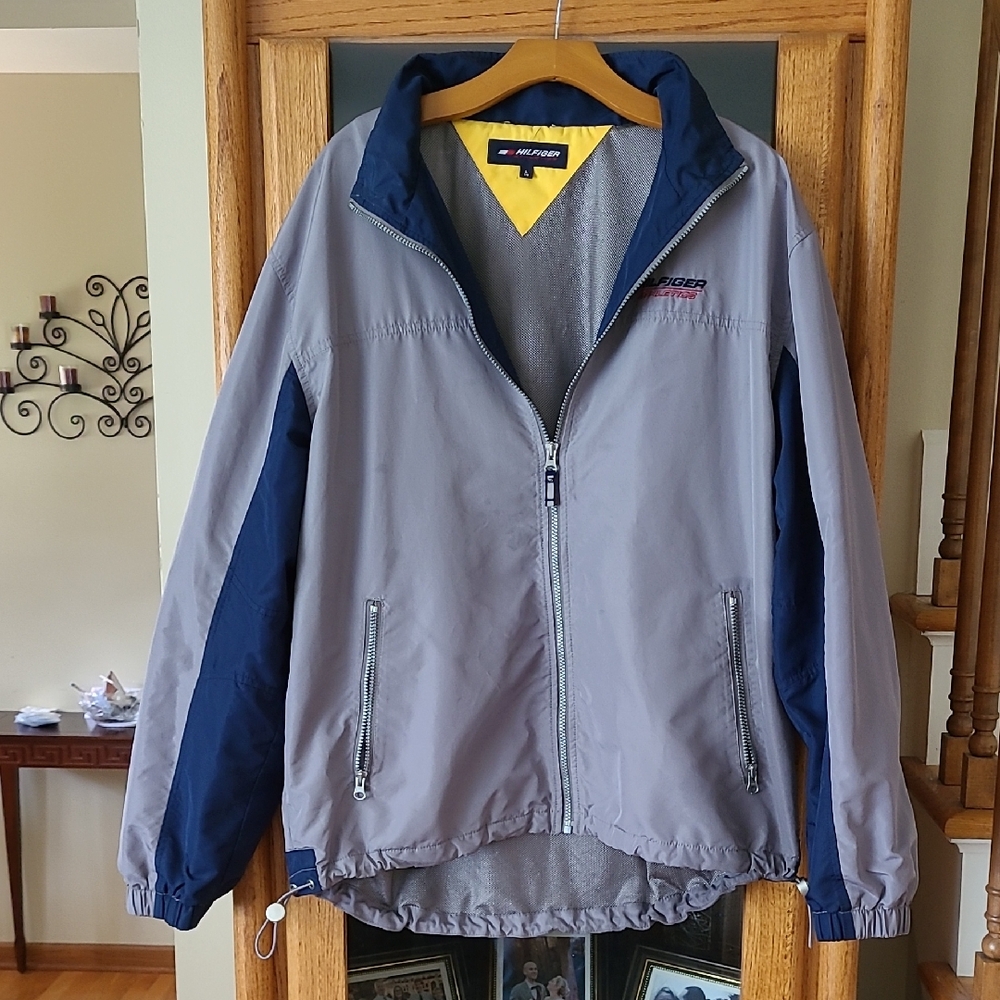 Tommy Hilfiger Gray and Blue Jacket